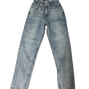 SWS Denim Co. High-Waisted Vintage Style Blue Jeans